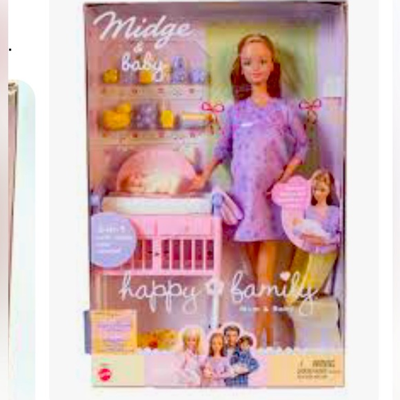 Barbie Other - Pregnant Midge and Baby Barbie Doll